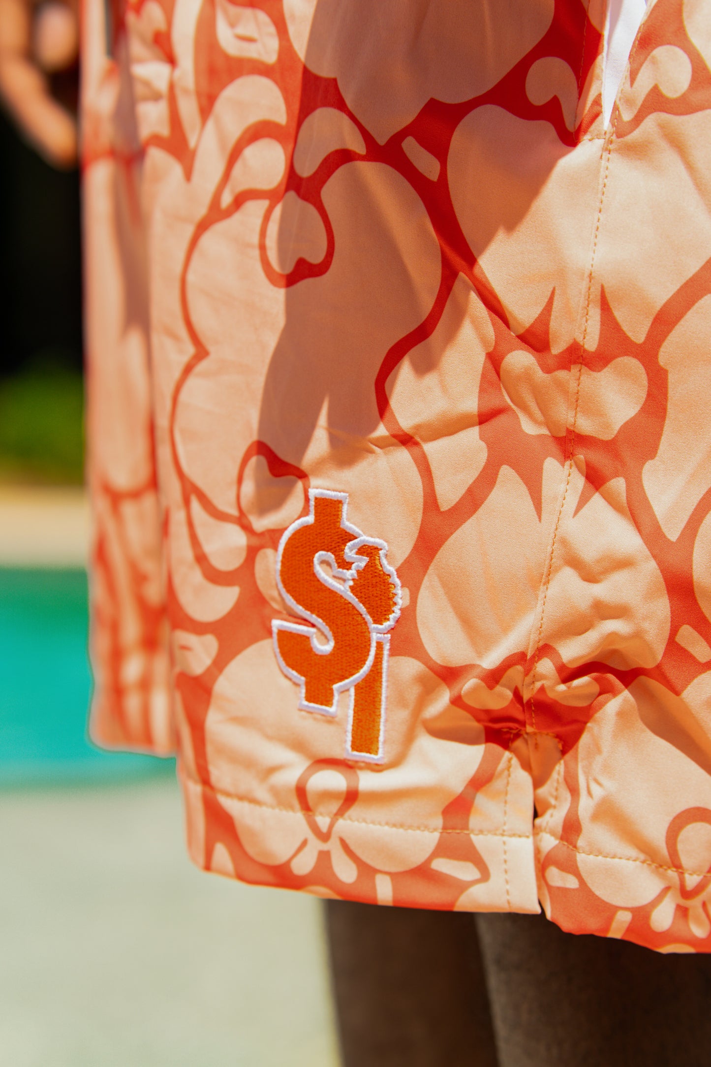 Orange Cookies Swim Shorts