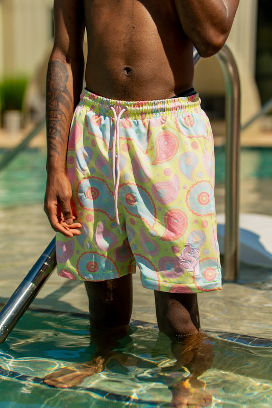 Lemon Cherry Gelato Swim Shorts