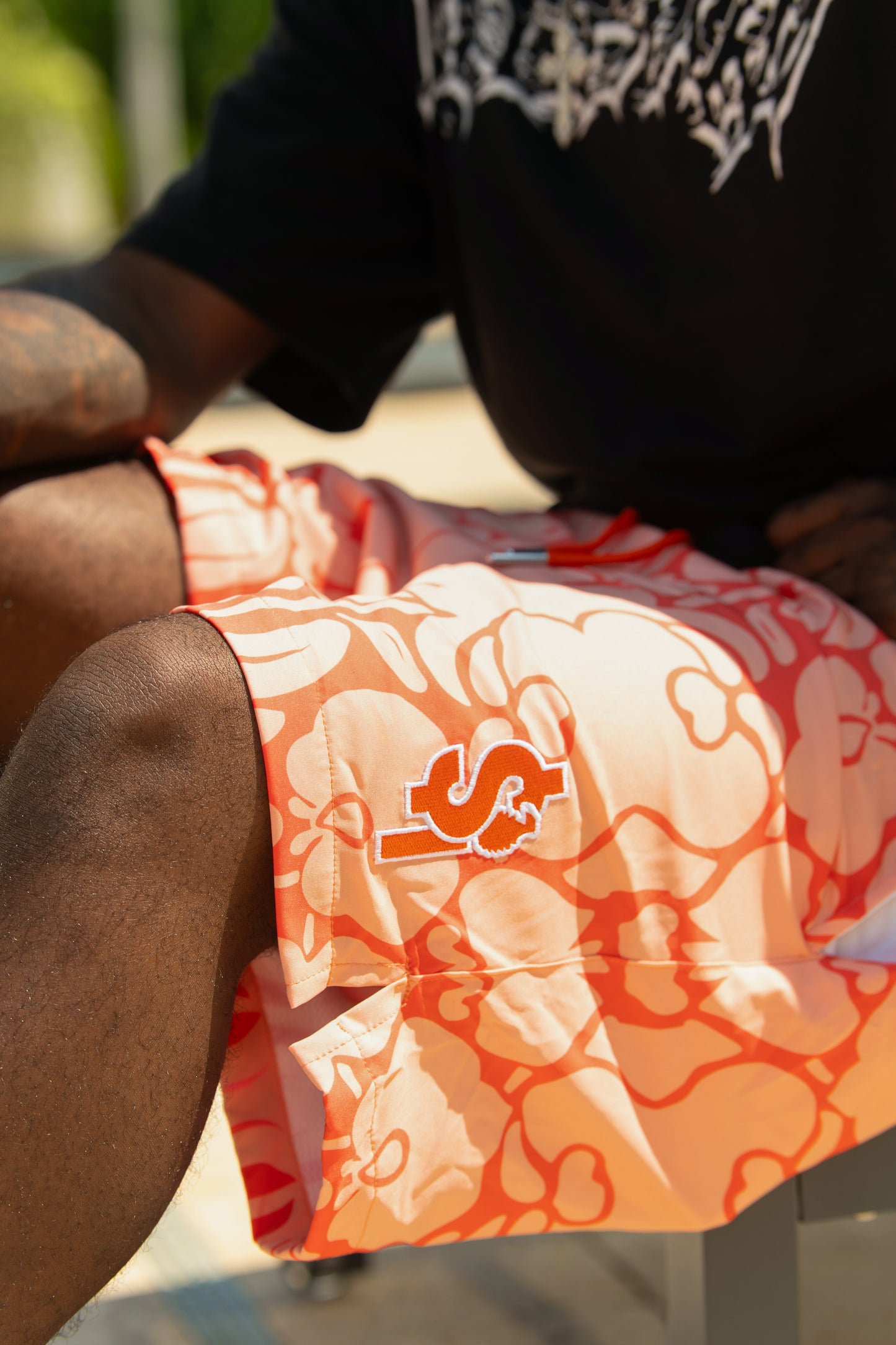 Orange Cookies Swim Shorts